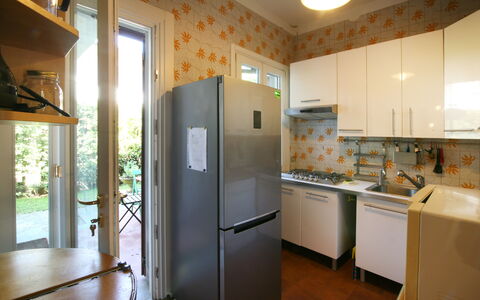 Villa Del Forte: Room, Property, Kitchen, House, Building, Refrigerator, Major Appliance, Countertop, Interior Design, Cabinetry