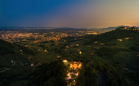 Villa Alfresco: Nature, Horizon, Landscape, Hill, Human Settlement, Evening, Night, Hill Station, Dusk, Bird'S-Eye View