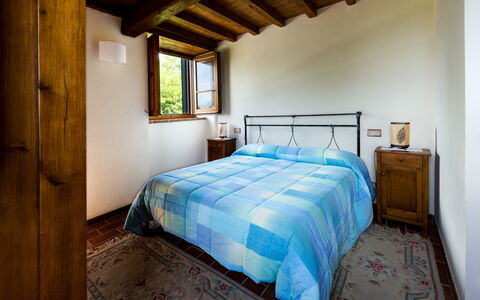 Casale Vacanze Il Granaio: Bedroom, Bed, Room, Furniture, Bed Sheet, Property, Bed Frame, Bedding, Interior Design, Building