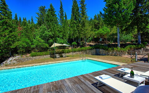 Casa Fioraie: Swimming Pool, Property, Natural Landscape, Real Estate, House, Estate, Home, Leisure, Grass, Backyard