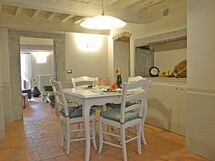 Dining room and kitchen