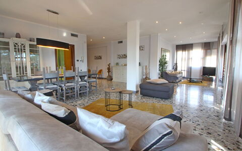 Marina Apartment: Property, Room, Building, Interior Design, Living Room, Furniture, Real Estate, House, Floor, Home