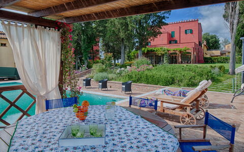 Tenuta Cambiano: Property, Building, House, Room, Patio, Real Estate, Furniture, Home, Interior Design, Backyard