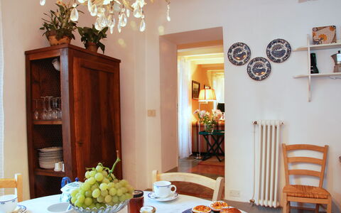 Il Mezzanino: Room, Dining Room, Property, Furniture, Interior Design, Table, House, Home, Real Estate, Building