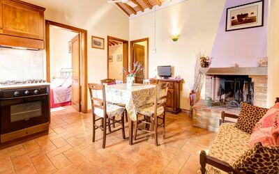 Dining room and kitchen