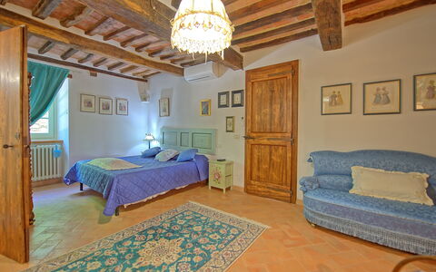 Casale San Martino: Bedroom, Room, Furniture, Property, Bed, Bed Sheet, Building, Interior Design, Real Estate, House