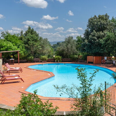Villa Laura: Water, Plant, Sky, Cloud, Swimming Pool, Tree, Outdoor Furniture, Shade, Chair, Natural Landscape