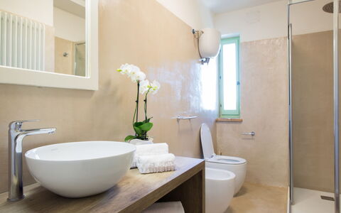 Villa Papiano: Plant, Property, Flower, Plumbing Fixture, Tap, Sink, Building, Bathroom Sink, Bathroom, Interior Design