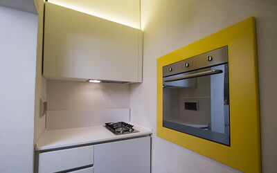 Appartamento Il Portalino: Building, Kitchen Appliance, House, Gas Stove, Floor, Flooring, Home Appliance, Kitchen Stove, Gas, Kitchen