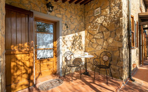 Casa Del Colle: Property, Furniture, Building, Chair, Window, Wood, Table, Interior Design, Lighting, Floor