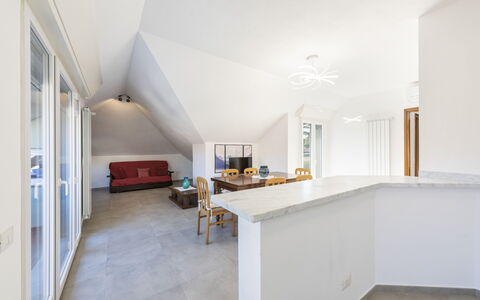 Casa Serchio: Furniture, Table, Couch, Building, Hall, Wood, Interior Design, Architecture