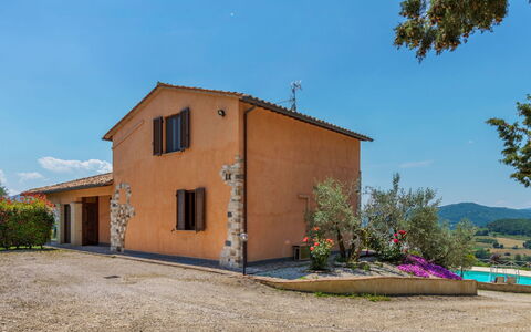 Villa Montone: Sky, Plant, Building, Window, Door, Tree, House, Land Lot, Wood, Cottage