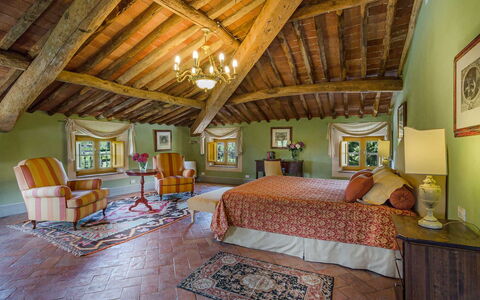 Villa Castellaccio: Furniture, Property, Window, Wood, Comfort, Interior Design, Floor, Flooring, Building, Living Room