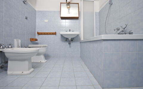 Chianti Resort: Mirror, Tap, Plumbing Fixture, Sink, Bathroom Sink, Property, Building, Bathroom, Purple, Plant