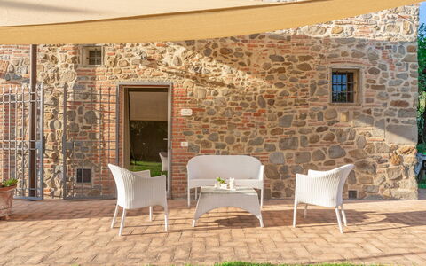 Il Fienile Holiday Home: Furniture, Plant, Property, Chair, Building, Shade, Wood, Comfort, Interior Design, Architecture