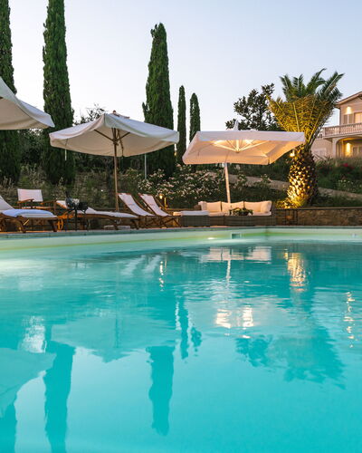 Le Due Ville: Water, Sky, Swimming Pool, Building, Tree, Plant, Arecales, Umbrella, Outdoor Furniture, Leisure