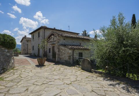 Borgo Delle Fonti: Plant, Sky, Window, Building, Cloud, House, Land Lot, Road Surface, Cottage, Tree