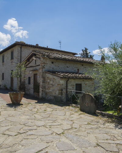 Borgo Delle Fonti: Plant, Sky, Window, Building, Cloud, House, Land Lot, Road Surface, Cottage, Tree