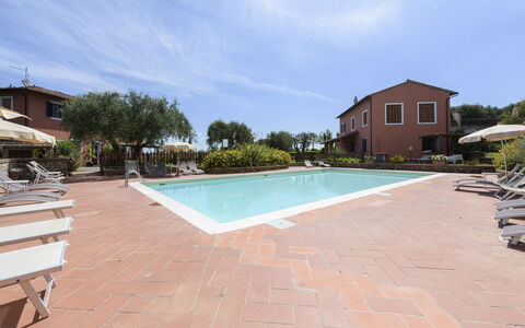 Villa Varna: Sky, Water, Cloud, Swimming Pool, Plant, Building, Outdoor Furniture, Tree, Leisure, Shade