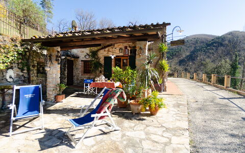 Le Piane: Plant, Sky, Building, Property, Shade, Tree, Rural Area, Outdoor Furniture, Window, Neighbourhood