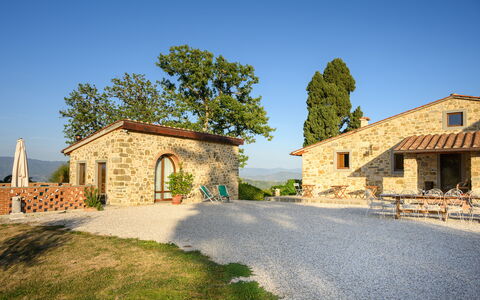 Villa Campestri: Sky, Plant, Building, Tree, Land Lot, Road Surface, Window, Natural Landscape, Residential Area, Grass