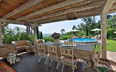 La Quiete: Plant, Property, Table, Chair, Shade, Interior Design, Outdoor Furniture, Tree, Flowerpot, Leisure