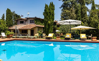 Podere La Torre: Water, Plant, Property, Sky, Furniture, Building, Swimming Pool, Tree, Chair, Azure