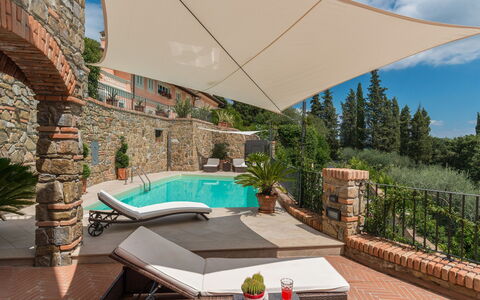 Villa Vico: Plant, Property, Building, Water, Azure, Shade, Interior Design, Outdoor Furniture, Architecture, Chair