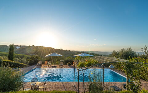 Villa i Colli: Water, Sky, Plant, Swimming Pool, Azure, Tree, Natural Landscape, Body Of Water, Shade, Leisure