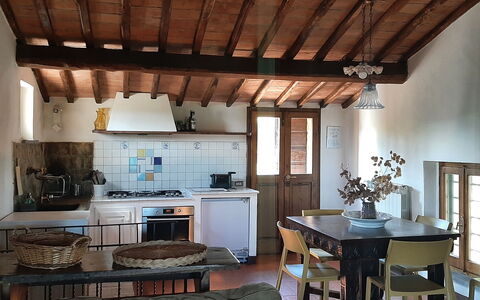 Casa Mulinello: Property, Furniture, Couch, Table, Wood, Interior Design, Window, Living Room, Kitchen Appliance, Floor