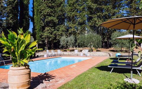 Villa Staggia: Swimming Pool, Garden, Resort, Hacienda, Landscaping, Villa, Eco Hotel, Courtyard, Hotel