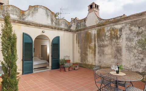 La Terrazza Sulla Valle: Furniture, Cloud, Table, Building, Plant, Sky, Interior Design, Outdoor Furniture, Real Estate, Outdoor Table