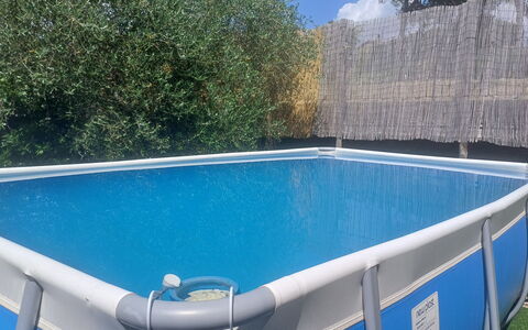 Casa Della Selce: Blue, Swimming Pool, Composite Material, Shade, Plastic, Backyard