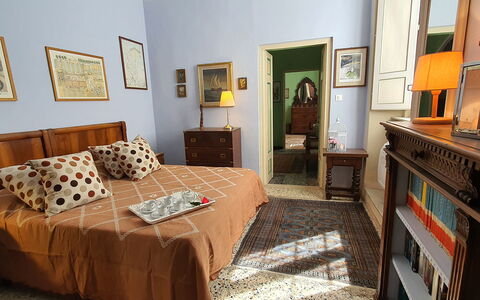 Residenza Otello: Picture Frame, Property, Furniture, Comfort, Table, Bed Frame, Interior Design, Wood, Floor, Drawer