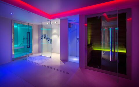 Villa Assisi: Building, Purple, Door, House, Interior Design, Architecture, Violet, Window, Flooring