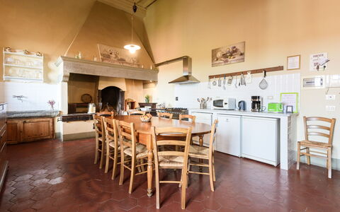 Villa Badiuzza: Furniture, Table, Property, Chair, Interior Design, Wood, Architecture, Kitchen, Flooring, Floor