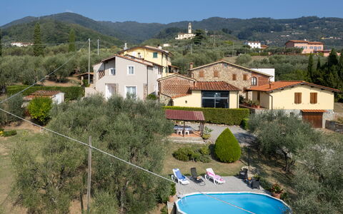 Casa Mimy: Sky, Building, Property, Plant, Mountain, Tree, Swimming Pool, House, Residential Area, Real Estate