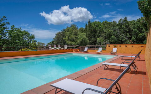 Tenuta De Paoli - Chianni, Pool, Wifi, Privacy, To: Water, Cloud, Sky, Property, Swimming Pool, Building, Plant, Azure, Shade, Tree