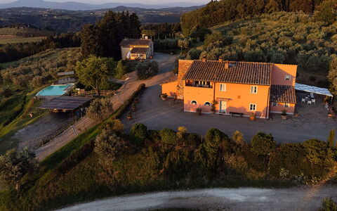 Villa Botinaccio: Building, Plant, Property, Sky, Window, Tree, House, Natural Landscape, Land Lot, Architecture
