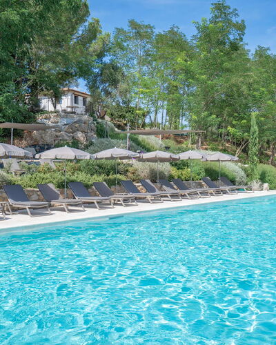 Nocellara Spereto Apartment With Pool, Montaione: Swimming Pool, Outdoor Furniture, Resort, Eco Hotel, Sunlounger, Landscaping, Resort Town, Thermae, Umbrella, Hacienda