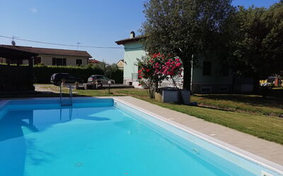 Franco House With Pool: Swimming Pool, Resort, Leisure, Hacienda, Outdoor Furniture, Backyard, Shade, Estate, Villa, Thermae