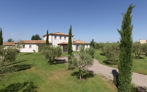 Villa Sant'andrea: Sky, Plant, Window, Building, Tree, Land Lot, House, Natural Landscape, Residential Area, Grass