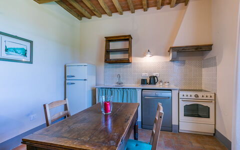 Castiglioncello 180: Cabinetry, Countertop, Property, Furniture, Kitchen Sink, Azure, Kitchen Appliance, Kitchen Stove, Wood, Kitchen