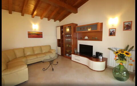 Villa Carducci: Picture Frame, Building, Furniture, Plant, Couch, Comfort, Wood, Television, Houseplant, Flower