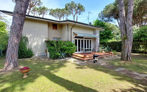 Casa La Pineta: Sky, Plant, Property, Building, Tree, Land Lot, House, Shade, Cottage, Window