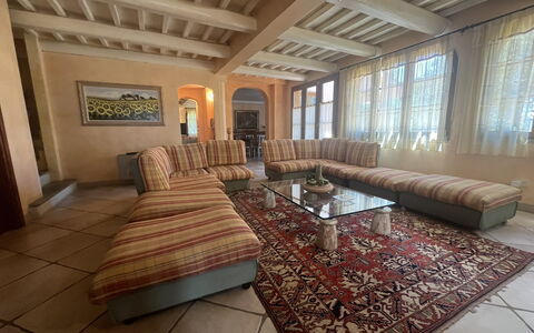 Maremma Retreat: Property, Furniture, Building, Picture Frame, Window, Wood, Living Room, House, Interior Design, Hall