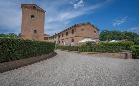 Torri 15 Holiday Home: Cloud, Sky, Plant, Building, Window, Road Surface, Land Lot, Tree, House, Grass