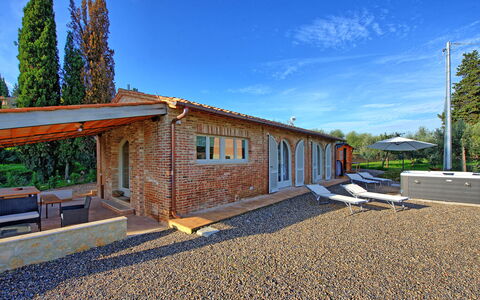 Casa Andrea: Sky, Building, Window, Plant, Cloud, House, Tree, Wood, Land Lot, Road Surface