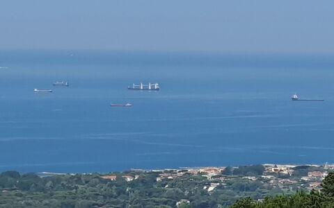 La Casa Sul Forte: Blue, Water Resources, Horizon, Atmospheric Phenomenon, Sea, Watercraft, Ocean, Boat