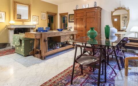 Lounge Flat Camaiore, Wifi, Versilia Coast: Furniture, Property, Picture Frame, Table, Azure, Wood, Flooring, Interior Design, Living Room, Floor